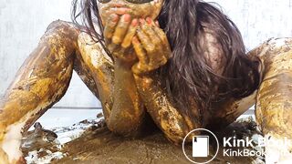 The best scat covered dildo deep throat