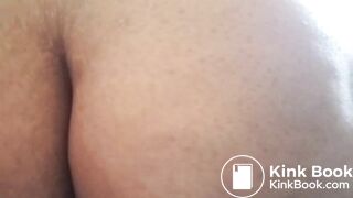 Closeup Ebony BBW Scat