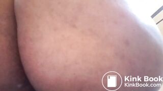 Closeup Ebony BBW Scat