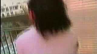 Cute girl pooping several times