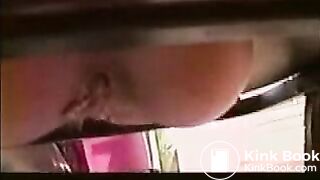 Cute girl pooping several times