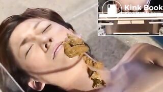 Japanese girls shit on a girl