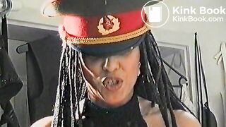 Nasty Bitch mistress dominates 2 men