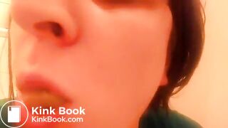 Cute Amateur Chews and Swallows