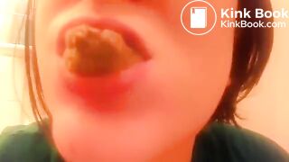 Cute Amateur Chews and Swallows