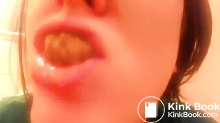 Cute Amateur Chews and Swallows