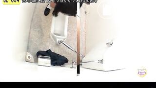 Girls caught shitting in the public toilet