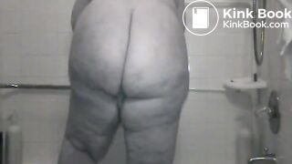 BBW mature panty poop