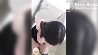 Girl Enema Diarrhea on toilet