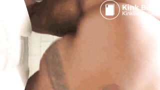 Ebony girl's nice poop