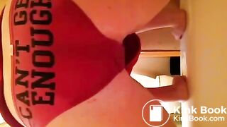 Young woman panty poop 3