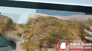 Scat femdom chinese - shit on slave mouth