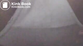 Pooping in her white panties