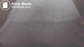 Pooping in her white panties