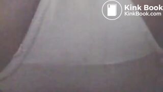 Pooping in her white panties