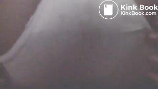 Pooping in her white panties