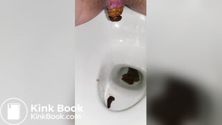 Close up poop after too much seafood
