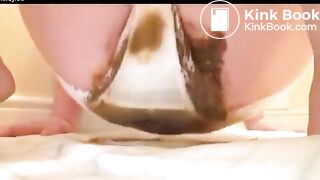 white panty poop - video 6