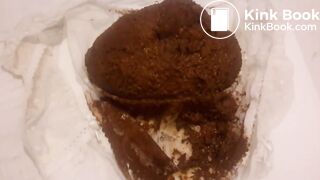 Huge poop in French panties