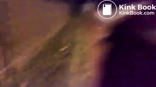 Sucking shit found on the ground