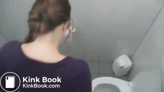 Girl on the toilet - video 5