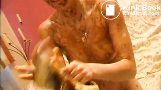 Extreme scat play from dirty girl solo