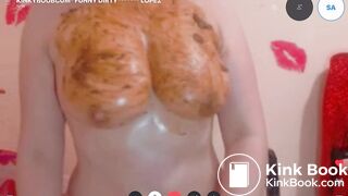 hot kinky latina scat part 2