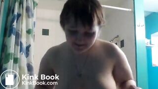 Solo shitting PAWG SCAT GIRL chubby girl pooping panty pooping enemas