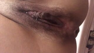 girl shitting on bathroom