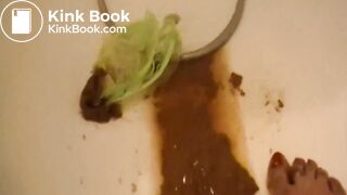 Runny Panty Poop in Bathtub