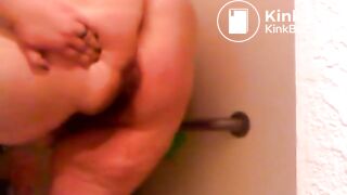 Bbw takes a shit standing