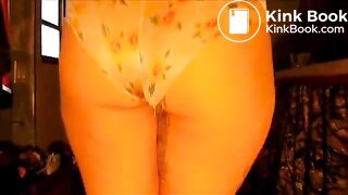Shit 1eaking out of her panties