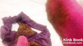 Girl is massive shitting in her Panty