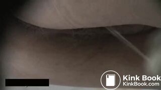 Older woman does a nice shit