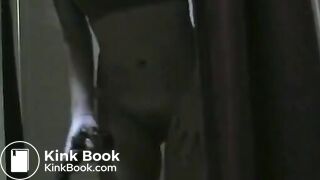 Girl poops amazingly long turd in her hand