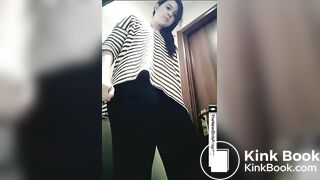 Girl pooping voyeur - brunette pooping & farting on pornera