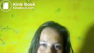 Latin Exotic Girl in Awesome Scat Session