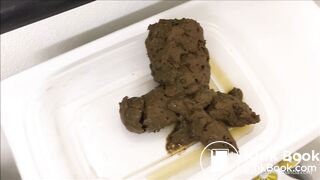 Eating shit in public bathroom
