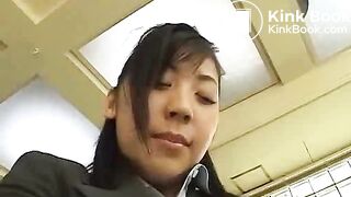 Japanese office women panty pooping