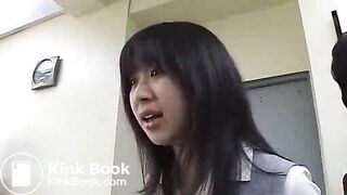 Japanese office women panty pooping