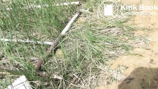 Openair concert shit voyeur