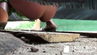 Openair concert shit voyeur