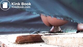 Openair concert shit voyeur