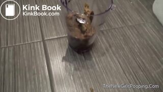 Sara plastic cup poop