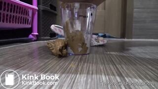 Sara plastic cup poop