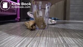 Sara plastic cup poop