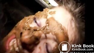 Scat Eating On The Highway