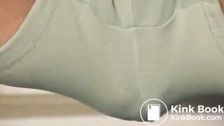 Teen shitting in her panties