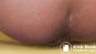 Asian constipated poop