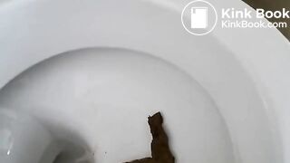 Girl poops in guy`s mouth